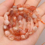 Reiki Heal Sun Stone String Beads for Jewelry Making