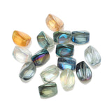 20Pcs 10X12mm Crystal Glass Beads Glossy Twist Shape DIY Jewelry Making