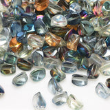 20Pcs 10X12mm Crystal Glass Beads Glossy Twist Shape DIY Jewelry Making