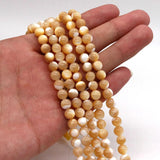 Mother of Pearl Shell Bead Round Spacer Beads for DIY Jewelry Making