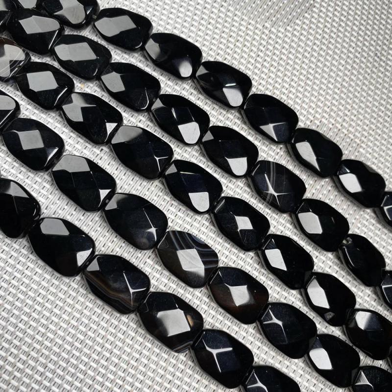 Stone Square Faceted Crystal Beads for Jewelry Making