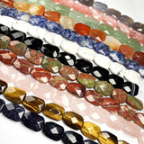 Stone Square Faceted Crystal Beads for Jewelry Making