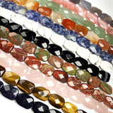 Stone Square Faceted Crystal Beads for Jewelry Making