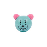10Pcs DIY Cartoon Animal Smiling Face Wood Beads for Kids Crafts