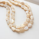 8x12mm Shell Leaf Shape Pearl Beads for DIY Jewelry