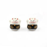 Lucky Cat Ceramic Beads for Jewelry Making