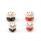 Lucky Cat Ceramic Beads for Jewelry Making