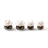 Lucky Cat Ceramic Beads for Jewelry Making