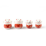Lucky Cat Ceramic Beads for Jewelry Making