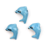 Dolphin Ceramic Beads for DIY Jewelry Making