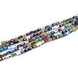 31pcs Evil Eye Beads Strand Lampwork Glass Beads for DIY Jewelry Making