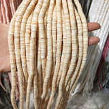 Natural Shell Beads 5mm Crafting Supplies for DIY Jewelry Making