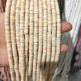 Natural Shell Beads 5mm Crafting Supplies for DIY Jewelry Making