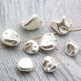 5pcs Natural Shell Baroque Pearl Beads 15x20mm DIY Jewelry Accessories