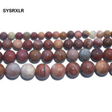 Pink Petrified Wood Stone Beads 6-12 MM Strand 15''