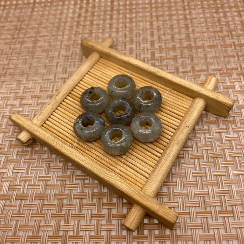 Natural Stone Large Hole Beads Malachite Lapis Lazuli for DIY Jewelry Making