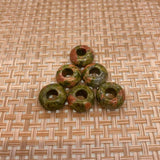 Natural Stone Large Hole Beads Malachite Lapis Lazuli for DIY Jewelry Making