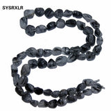 5-8mm Rutilated Quartz Stone Beads for Jewelry Making