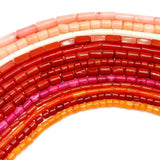 Natural Red Coral Beads Irregular Geometry Bracelet Necklace