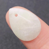 5pcs Water Drop Shaped Pendants Natural Semi-precious Stone DIY 13x18mm