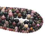 Tourmaline Natural Stone Beads 3-10mm Jewelry Making DIY Bracelet