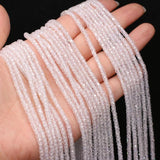 Micro Faceted Zircon Beads 2x3mm 14'' DIY Jewelry Making