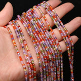 Micro Faceted Zircon Beads 2x3mm 14'' DIY Jewelry Making