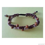 CoconutBrown Wood Beads 100PCS, DIY Bracelet Making, Lead Free, 12x11mm