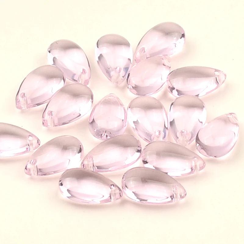 8x14mm Water Drop Czech Glass Beads for Jewelry Making