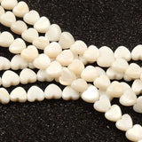 Shell Heart Beads Mother of Pearl for Jewelry Making DIY Bracelet