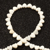 Shell Heart Beads Mother of Pearl for Jewelry Making DIY Bracelet
