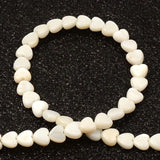 Shell Heart Beads Mother of Pearl for Jewelry Making DIY Bracelet