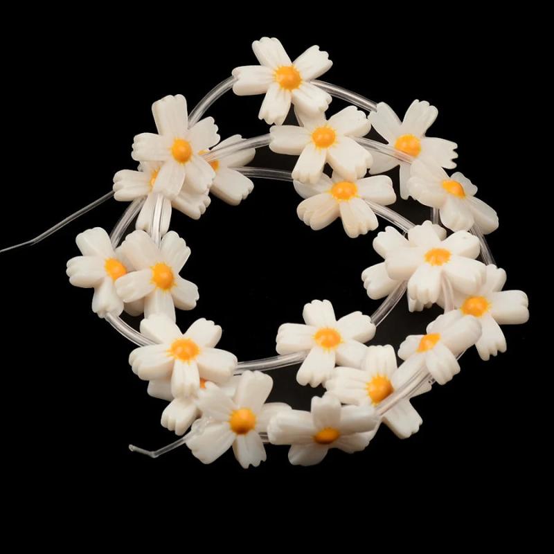 15mm Shell Beads for Jewelry Making DIY Pendant