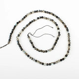 Natural Crazy Agate Faceted Beads 3mm