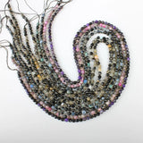 Natural Crazy Agate Faceted Beads 3mm