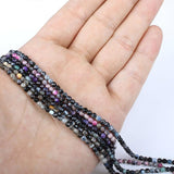 Natural Crazy Agate Faceted Beads 3mm