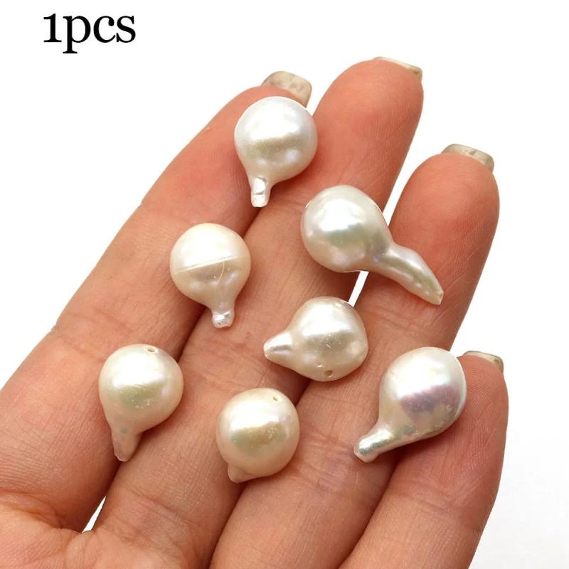 Freshwater Pearl Charm Beads 10x13-12x20mm DIY Jewelry Making
