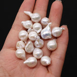 Freshwater Pearl Charm Beads 10x13-12x20mm DIY Jewelry Making