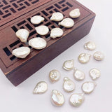 Natural Freshwater Pearl Drop-shaped Charms for Bracelets Beads