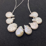 Natural Freshwater Pearl Drop-shaped Charms for Bracelets Beads