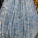 Aquamarine Seed Beads Round Loose Natural Stone Crystal Bead