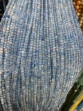Aquamarine Seed Beads Round Loose Natural Stone Crystal Bead