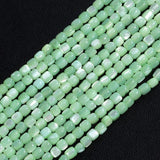 Green Shell Mother of Pearl Beads 3mm Cylindrical Shape