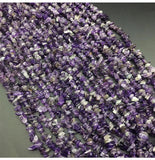 Amethysts Crushed Stone Loose Beads DIY Jewelry Making