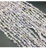 Amethysts Crushed Stone Loose Beads DIY Jewelry Making