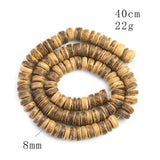 3 Strings Coconut Shell Beads DIY Jewelry Accessory Bracelet Necklace