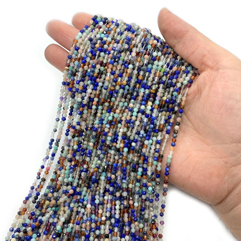 Natural Stone Spinel Interval Small Cut Bead DIY Jewelry Production