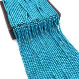 2/3/4mm Round Turquoise Gemstone Beads for DIY Jewelry Production