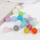 100PCs 10mm Acrylic Beads Multicolor Spacer DIY Jewelry