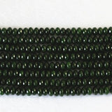 Green Chalcedony Jades Abacus Faceted Beads 2X4mm 4X6mm 5X8mm